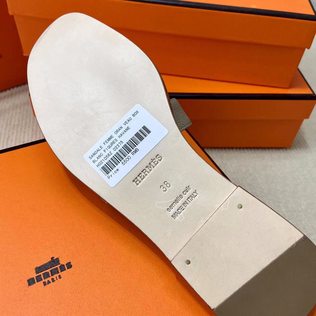 에르메스 올수공 오란 슬리퍼 샌들 앱송 31